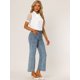 thumbnail image 2 of Blusa Allegra K Manga De Malla Corta Cuello V De Pajarita Para Mujer Blanco M, 2 of 5