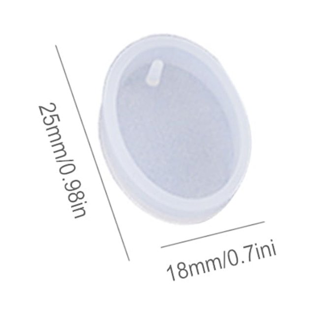 Pendant with Hole Mirror Face Different Shapes Reliable position; which Quality Flexible DIY Reuse Mould for Craft Projects Making Ellipse