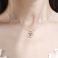 thumbnail image 4 of Valentine Jewelry Fashion Women Rose Gold Opal Butterfly Charm Pendant Long Chain Necklace Jewelry Necklace for Men Cool Personalized Ideas Graduation Birthday Gifts for 6 7 8 9 10 11 12 13 14 15 16, 4 of 5