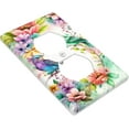 thumbnail image 2 of Bird Floral Flower Light Switch Cover Plates Decorative Single Toggle Wall Plate, 2 of 10