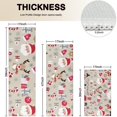 thumbnail image 4 of Beige Christmas Santa and Reindeer Pattern Kitchen Rugs Sets Of 3,Kitchen Runner Rugs Non Skid Washable,Decorative Kitchen Floor Mats for Kitchen,Sink,Laundry,17"x30"+ 17"x47" + 17"x59", 4 of 6