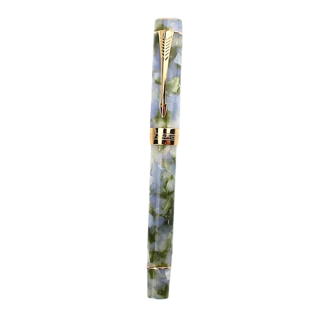 For Jinhao 100 Acrylic Fountain Pen F Nib Big Size High Capacity Converter TAPDRA Spare Part