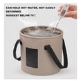 thumbnail image 4 of Foldable Design, Reinforced Straps, Thickened Design, Durable, Multifunctional Collapsible Bucket For Camping Fishing Travel, 4 of 8