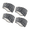 4 Black, variant on Ear Warmers Headband, Fleece Earmuffs Running Headband Winter Ear Covers Moisture Wicking Ski Sport Headband 4 Pcs for Men