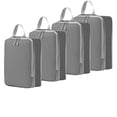 thumbnail image 1 of 4-Piece Compression Packing Cubes, Waterproof Travel Organizer Set, 1 of 7