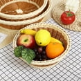 thumbnail image 4 of Rattan Storage Basket For Fruit Bread Vegetable  Plastic Tray Food Box For Storage Bowl, 4 of 13
