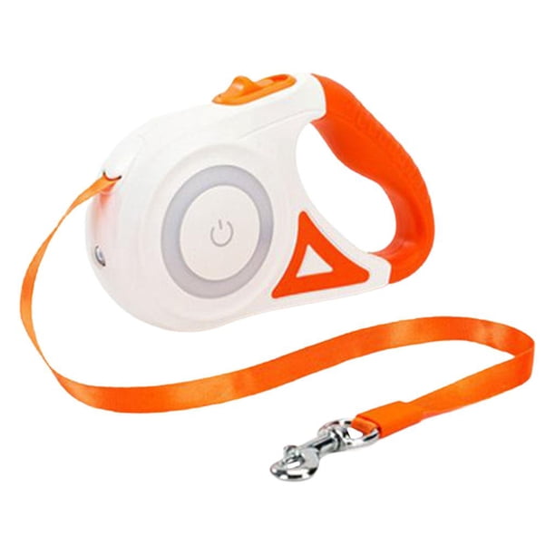 Correa para perros retráctil resistente, automática, para mascotas, Rojo naranja Gloria correas de mascotas