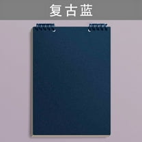 Top Bound Spiral Notebook, 7mm College Ruled Paper A5 Size Thick Plastic Hardcover Spiral Journal Notebook for Women Men, 120 Pages, Loose Leaf Notebook for Work & Note Taking, Journals for Writing