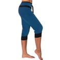 thumbnail image 3 of Niuer Womens Capris with Pocket Slim Workout Joggers Drawstring Sweatpants Lounge Pajama Capris Activewear, 3 of 4