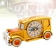 thumbnail image 5 of 1 reloj despertador de escritorio con forma de coche clásico, reloj de noche, decoración para el hogar, dormitorio, oficina, dorado y naranja., 5 of 6