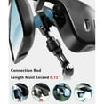 thumbnail image 2 of Universal Rear View Mirror Phone Holder - Premium Aluminum Alloy, Multi-Angle Adjustment, Suitable For Car & Truck, Fits All Cell Phones, 2 of 5