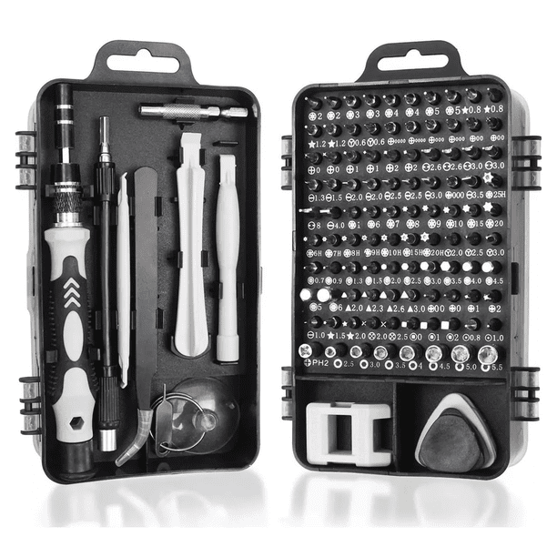 Kit De Desarmadores Y Herramientas De Precisión BLOOSOM 115 pzs Negro