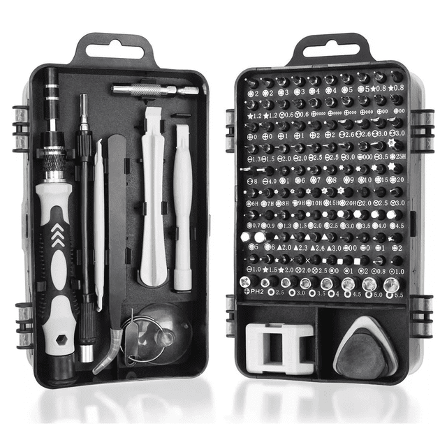 Kit De Desarmadores Y Herramientas De Precisión BLOOSOM 115 pzs Negro