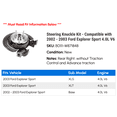 thumbnail image 2 of Steering Knuckle Kit - Compatible with 2002 - 2003 Ford Explorer Sport 4.0L V6 - Autopart Premium, 2 of 2