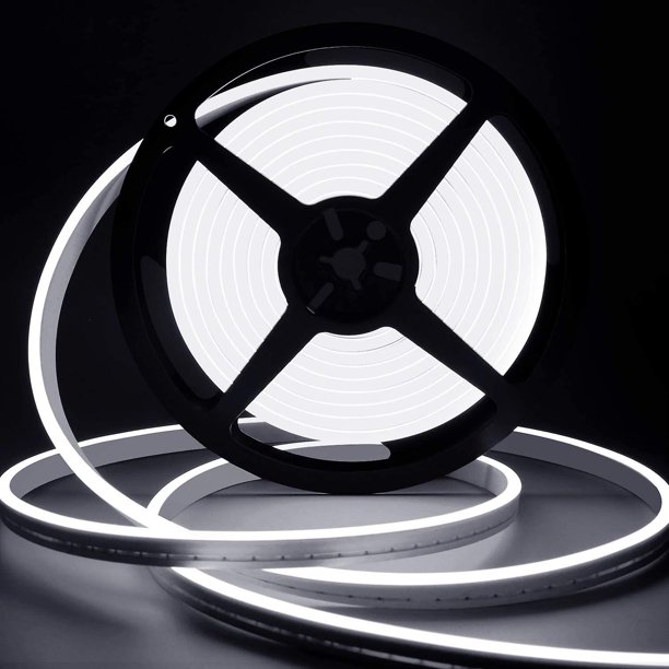 Tira de luces LED de color rosa, 12v, luces de neón al aire libre, cuerda de luz de neón flexible de 5m, luz led de silicona impermeable, luz de neón resistente al calor para la decoración del hogar, Feliz Sencillez