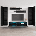 thumbnail image 4 of Fly AB1 35TV Wall Mounted Floating Modern Entertainment Center, 4 of 5