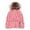 Pink, variant on Warm Windproof Hat Women's Knit Thicken Wool Solid Fashion Cap Baseball Caps Womens