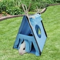 thumbnail image 4 of FITYLE Guinea Pig Hideaway Small Animal Hideout Tubes, Cage Accessories ,Nest Hamster Play Tunnels for Mice Bunny Hedgehogs Sleeping Blue, 4 of 7