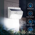 thumbnail image 3 of 4 Pack Solar Lights Outdoor,White Motion Sensor Solar Security Lights Waterproof with 3 Lighting Modes Solar Powered Wall Lights Outside for Garden Fence Yard Deck,Cool White, 3 of 8