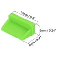 thumbnail image 2 of 25 piezas de tapones de puerto USB tipo A, cubiertas de silicona, protectores contra el polvo para el extremo hembra USB, verde, 2 of 7