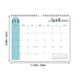 thumbnail image 3 of Calendario de pared 2025, 28 x 21 cm, vertical, 18 meses (enero de 2025 - junio de 2026), planificador mensual colgante con espiral para organizar la escuela, el hogar y la oficina., 3 of 6