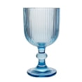 thumbnail image 3 of Set de 4 Copas de Vidrio Top Choice, Con Líneas en Relieve, Color Azul, Capacidad 380 ml con Caja de Regalo, 3 of 3
