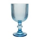 thumbnail image 3 of Set de 4 Copas de Vidrio Top Choice, Con Líneas en Relieve, Color Azul, Capacidad 380 ml con Caja de Regalo, 3 of 3