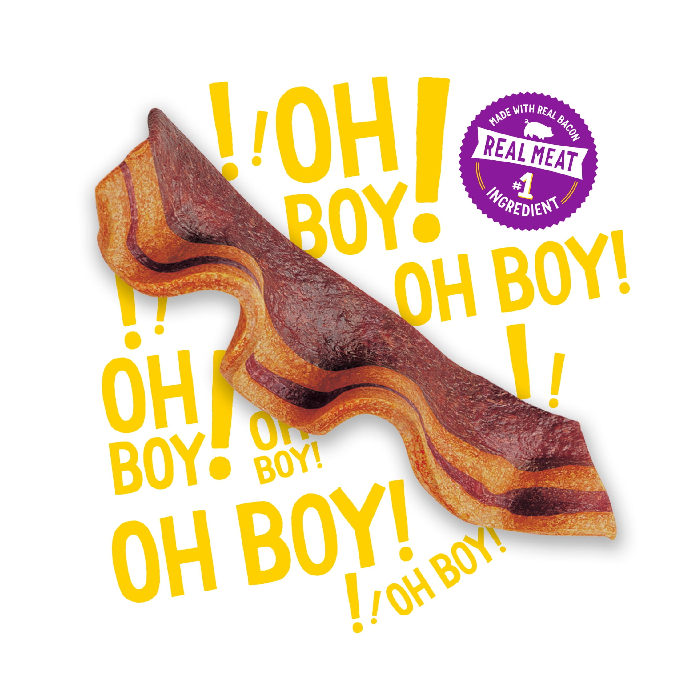 Purina Beggin' Strips Dog Treats with Real Bacon & Peanut Butter Flavors Tender Chews, 40 oz Pouch