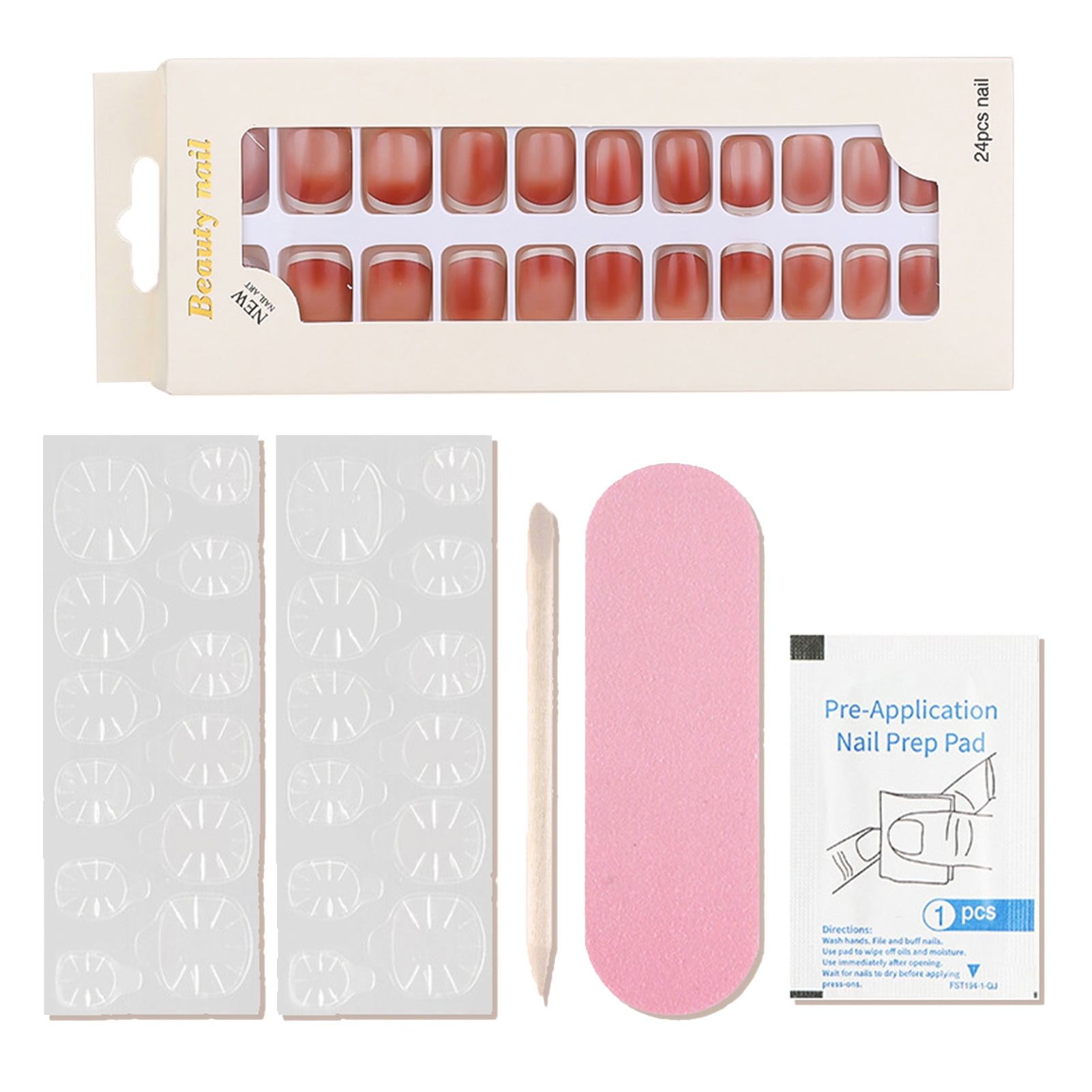 Ayyufe 1 Set Fake Nails Sufficient Quantity Unique Pattern ABS Artificial  Wearable Heart Manicure Tips DIY Nail Art Beauty Supplies - Walmart.com