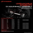 thumbnail image 2 of A-Premium Front Driver or Passenger Side CV Axle Shaft Assembly Compatible with Saturn L200/LW200/LW300 2001-2003 LS/LS1/LS2/LW1/LW2 2000 L100 L300, 2 of 10