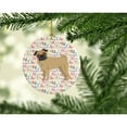 thumbnail image 2 of Pug Merry Christmas Ceramic Ornament 2.8 in x 2.8 in, 2 of 3