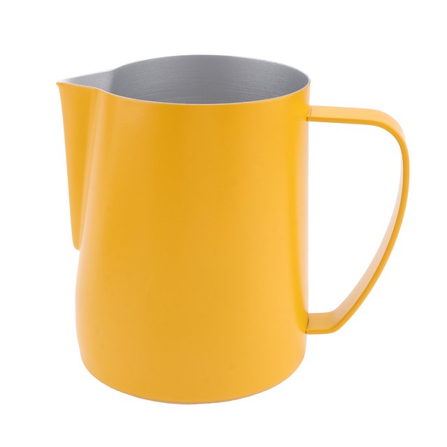 Coffee Cup Stainless Steel Storage Cup Coffee Container for Home Store (Yellow, 600ml)