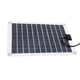 thumbnail image 3 of Panel solar de 16,5 x 10,6 pulgadas, conectores ricos, transmisión estable de 50 W, cargador de batería solar para dispositivos portátiles y de acampada, 3 of 15