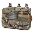 thumbnail image 1 of Bolsa Táctico Militar Con Porta Cargadores Apilables Triples Xtellar verde, 1 of 4