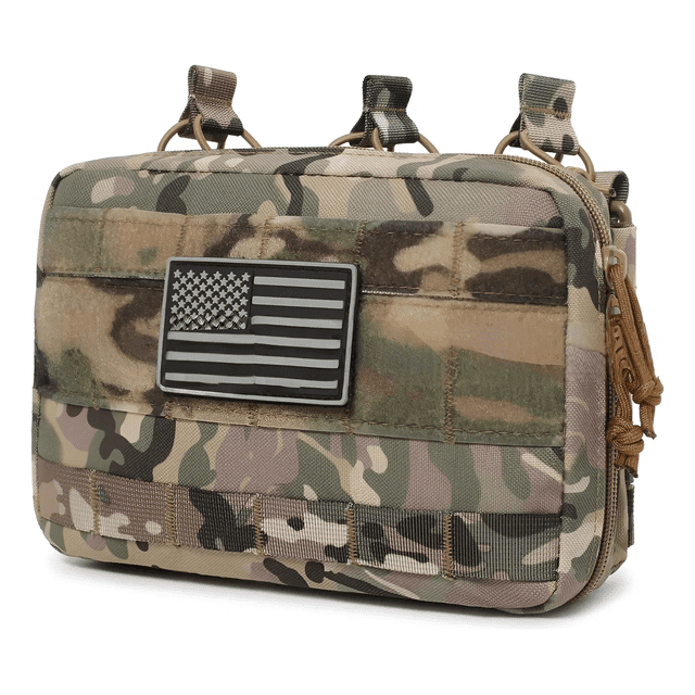 Bolsa Táctico Militar Con Porta Cargadores Apilables Triples Xtellar verde