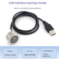thumbnail image 3 of GM861 USB Interface 1D/2D Bar Code QR Code Barcode Scanner Module Stainless Steel Thread with Fill Light, 3 of 5