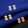 thumbnail image 6 of 3 Pairs Earring Lifters,Hypoallergenic Earring Backs For Droopy Ears,Adjustable Crown Earring Backs For Heavy Earring, 6 of 8