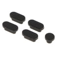 thumbnail image 3 of 5 tapones de silicona antipolvo para el puerto de carga de ordenadores portátiles y Mac Negro, 3 of 6