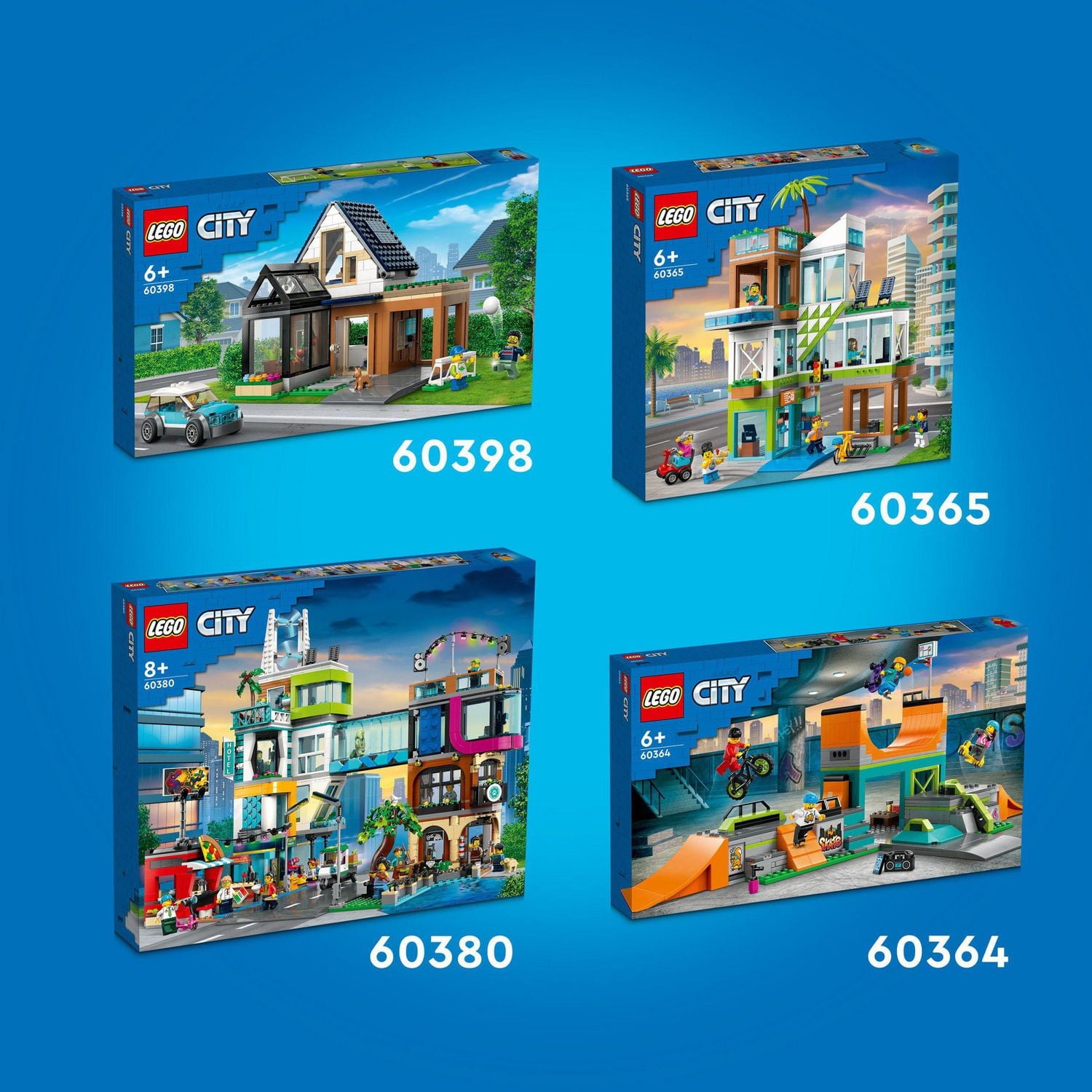 LEGO City Car Wash 60362 Building Toy Set, Fun Gift Idea for Kids ages 6+, Features Spinnable Washer Brushes and Includes an Automobile and 2 Minifigures