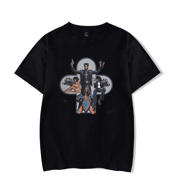 Jpegmafia Merch T-Shirt Scaring The Hoes Album Cover Tee Hip Hop Short Sleeve For Fans Men Women Streetwear Summer Tops