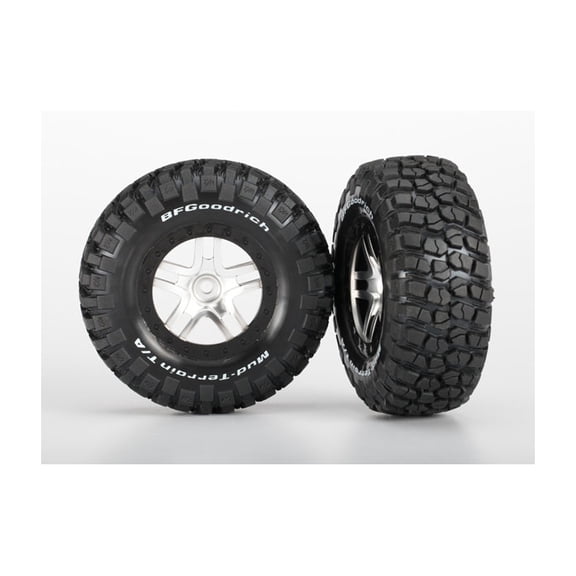 Traxxas 6873X Tires / Whls Assembled Black Beadlock (2) TRA6873X