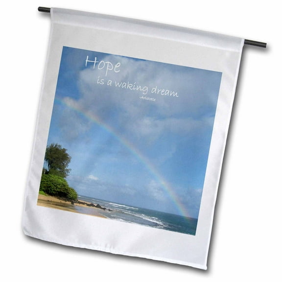 3dRose, Hope, 12 x 18 inch Garden Flag