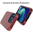 thumbnail image 2 of Decase For iPhone 13  Pro 6.1 inch Case,Rugged Lightweight Hybrid Slim Shockproof Hard Protective Cover,Red, 2 of 7