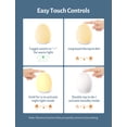 thumbnail image 4 of Lámpara nocturna JolyWell Baby Egg, 7 colores, atenuación continua, 4 of 7