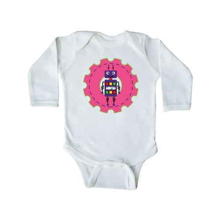 

Inktastic Robot Girls Science Engineering Gift Baby Girl Long Sleeve Bodysuit