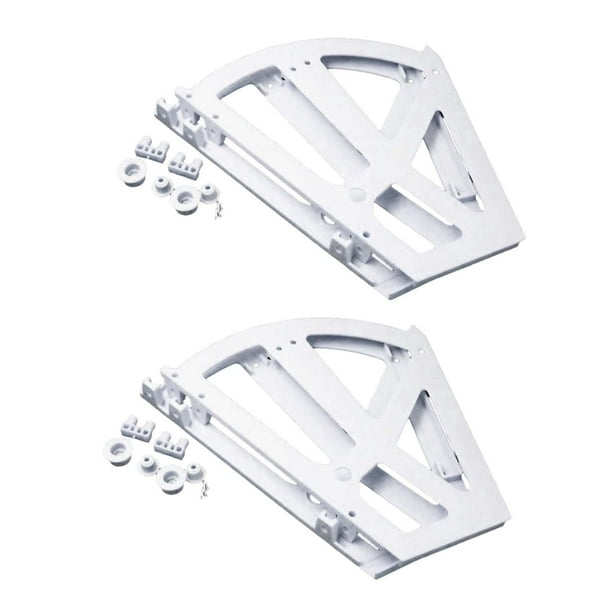 2x marco abatible para cajón de zapatos, para cajón de zapatos, sala de estar blanca, muebles fáciles de instalar, zapatero con placa abatible