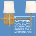 thumbnail image 6 of 56953LCB Hinkley Lighting Saunders - 36W 3 LED Medium Bath Vanity-10.75 Inch Tall and 23 Inch Wide-Lacquered Brass Finish, 6 of 8