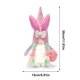 thumbnail image 2 of Oreja de Pascua gnomos brillantes juguete conejo enano para decoración de dormitorio sala de estar (niña), 2 of 5