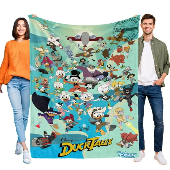 Throw Blanket for Duck Tales Soft Warm Bed Couch Flannel Blanket for Kids Boys Girls Gifts Home Decor 30x40 Inch