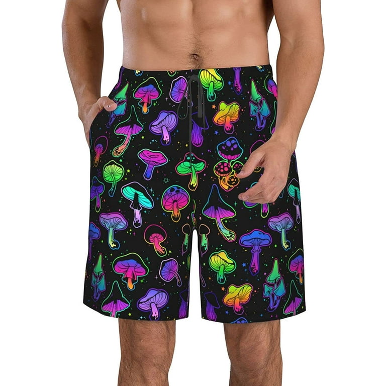 St Louis Cardinals MLB Mens Hibiscus Slim Fit 5.5 Swimming Trunks